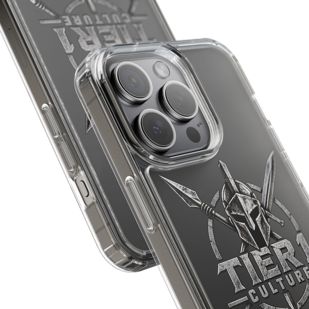 Tier 1 Culture Spartan Warrior Clear Phone Case