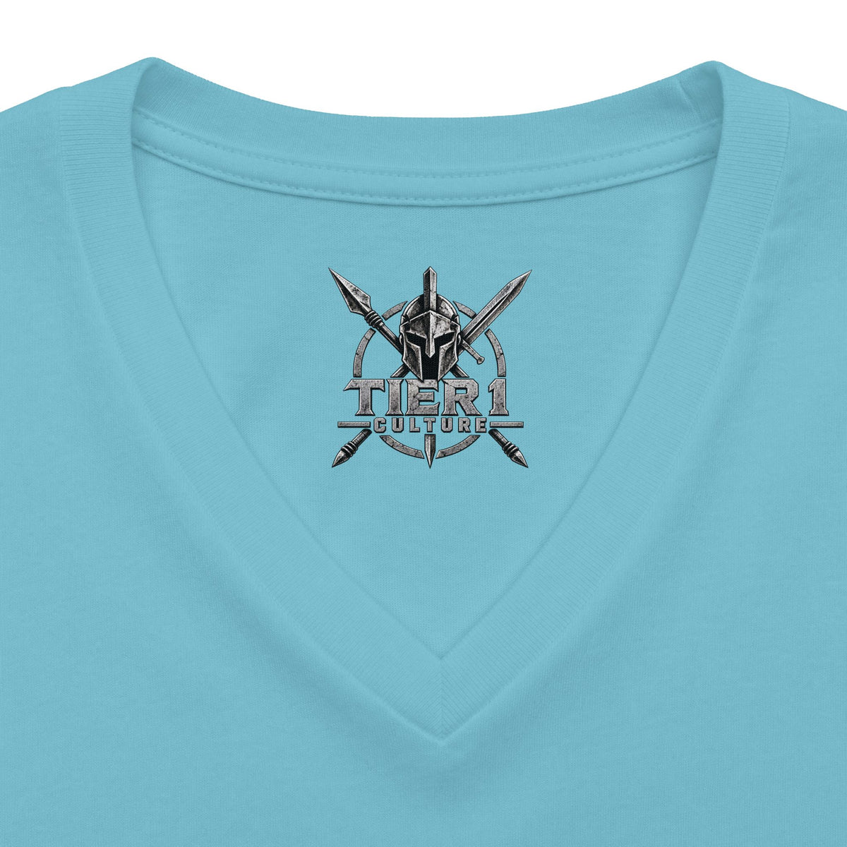 Women's V-Neck Tee – Tribal Culture Warrior Graphic