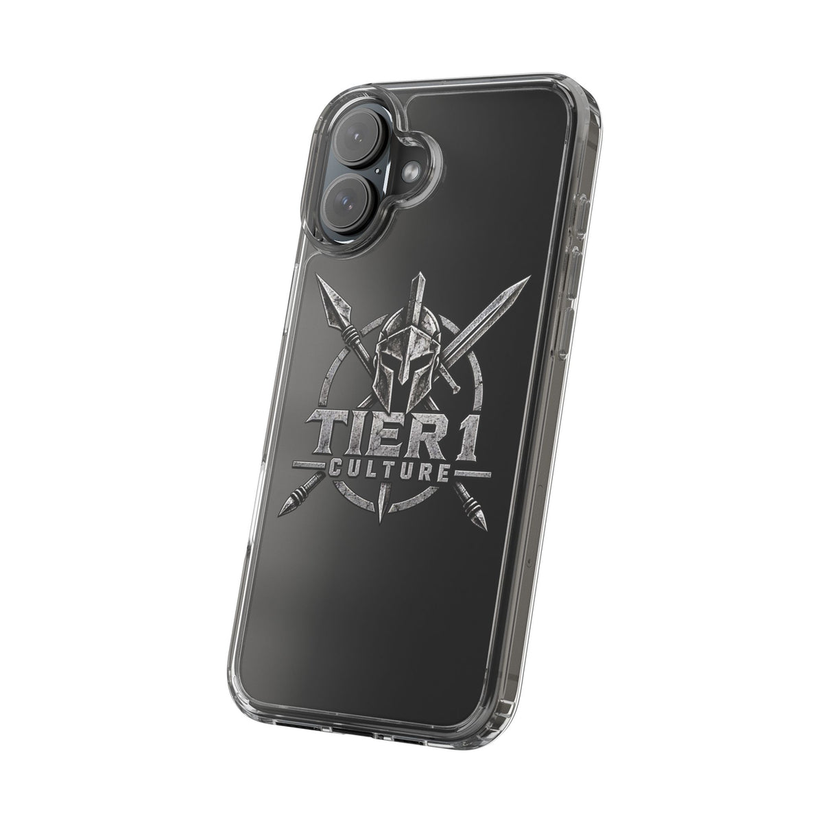 Tier 1 Culture Spartan Warrior Clear Phone Case