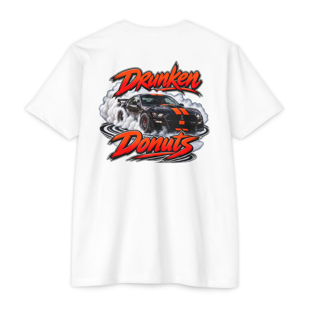 Drunken Donuts Muscle Car Graphic T-Shirt