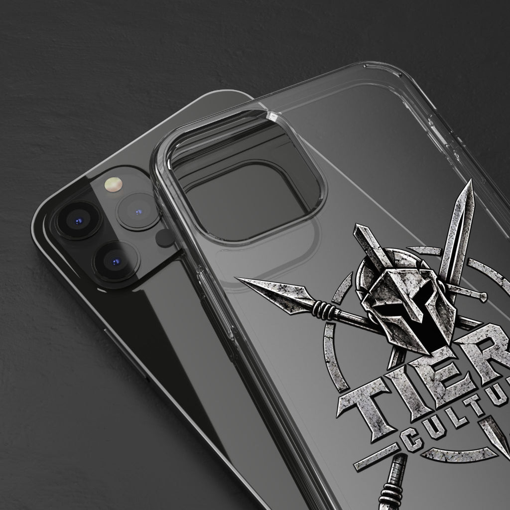 Tier 1 Culture Spartan Warrior Clear Phone Case