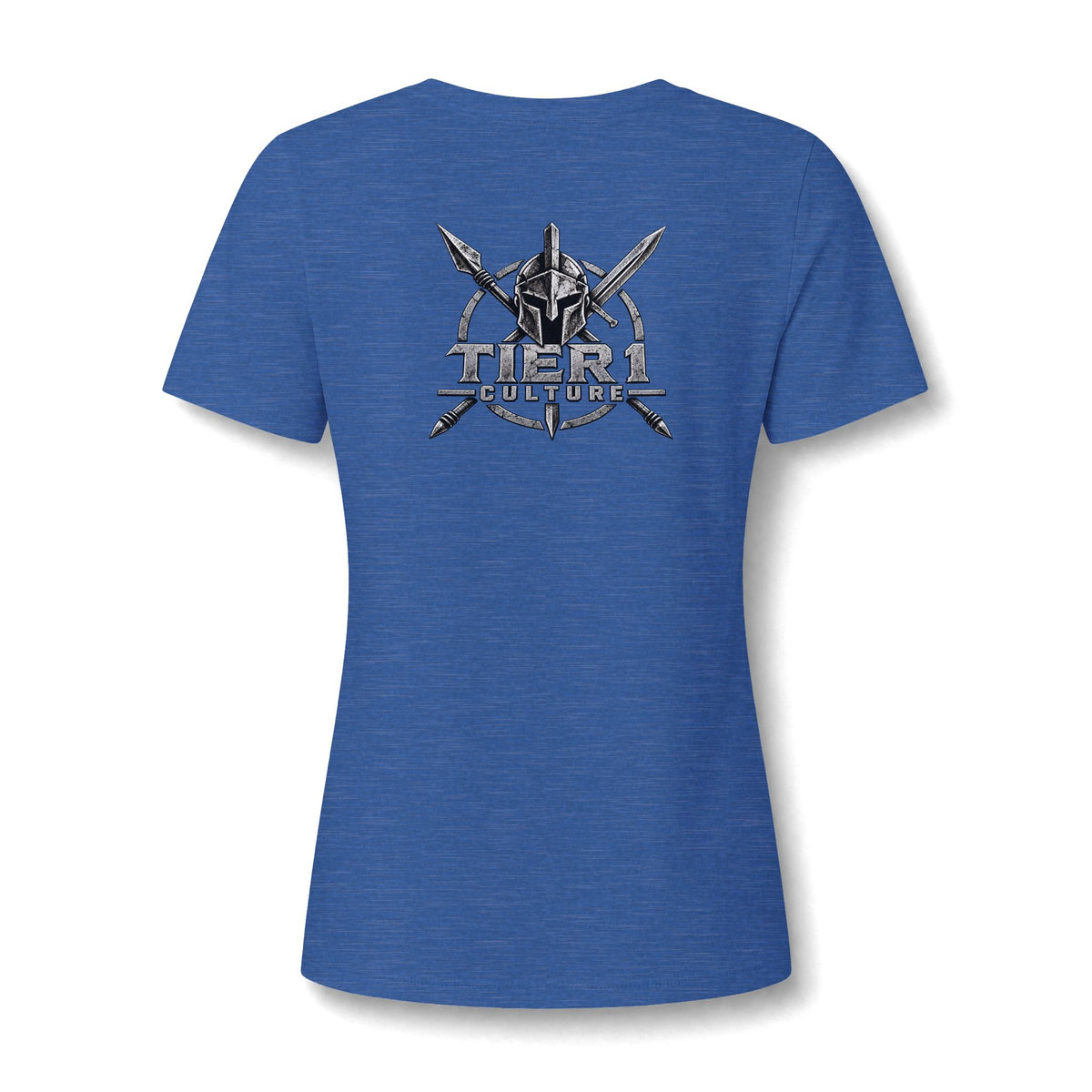 Women's V-Neck Tee – Tribal Culture Warrior Graphic