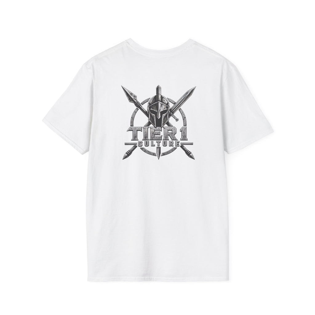 Tier 1 Culture Spartan Warrior Logo T-Shirt