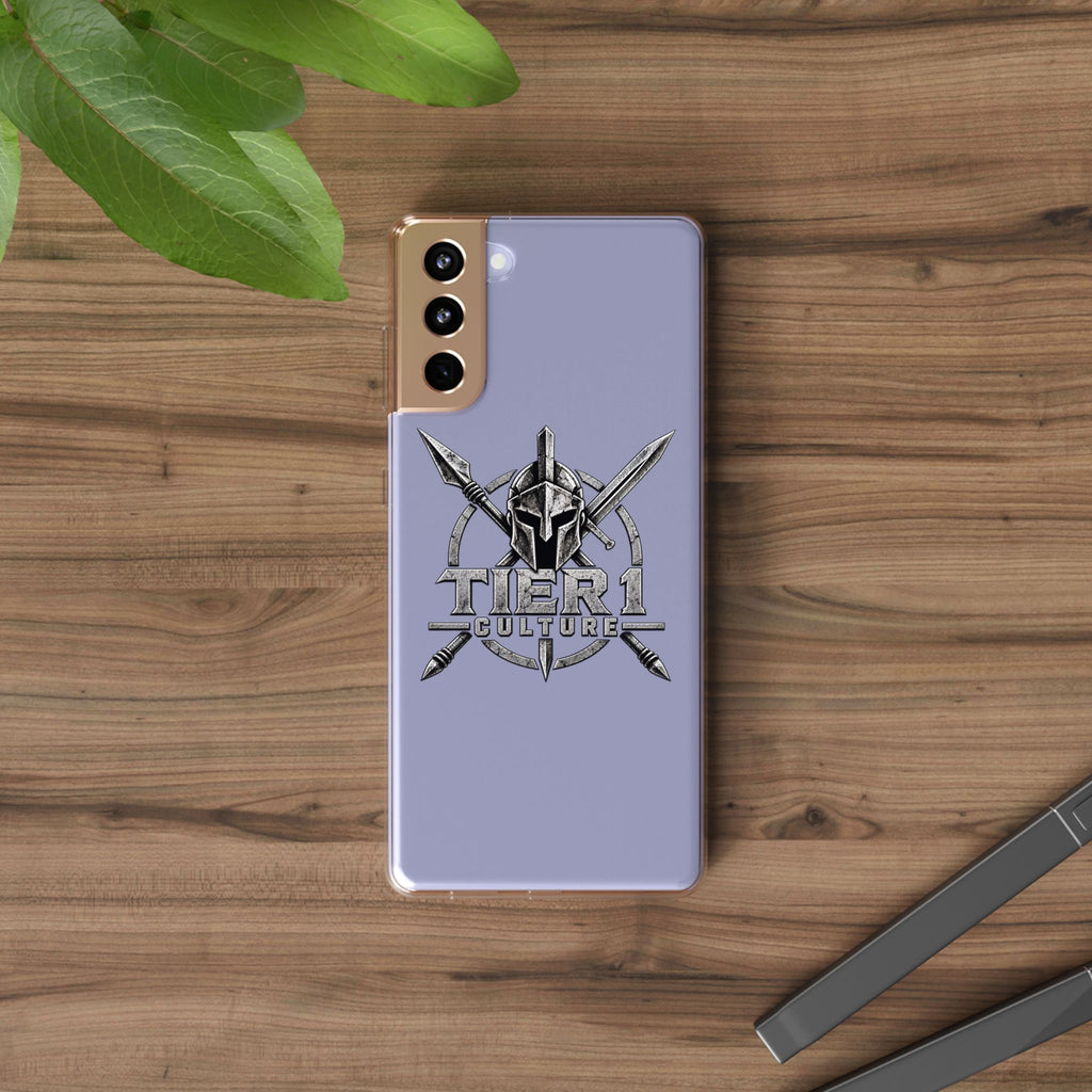 Tier 1 Culture Spartan Warrior Clear Phone Case