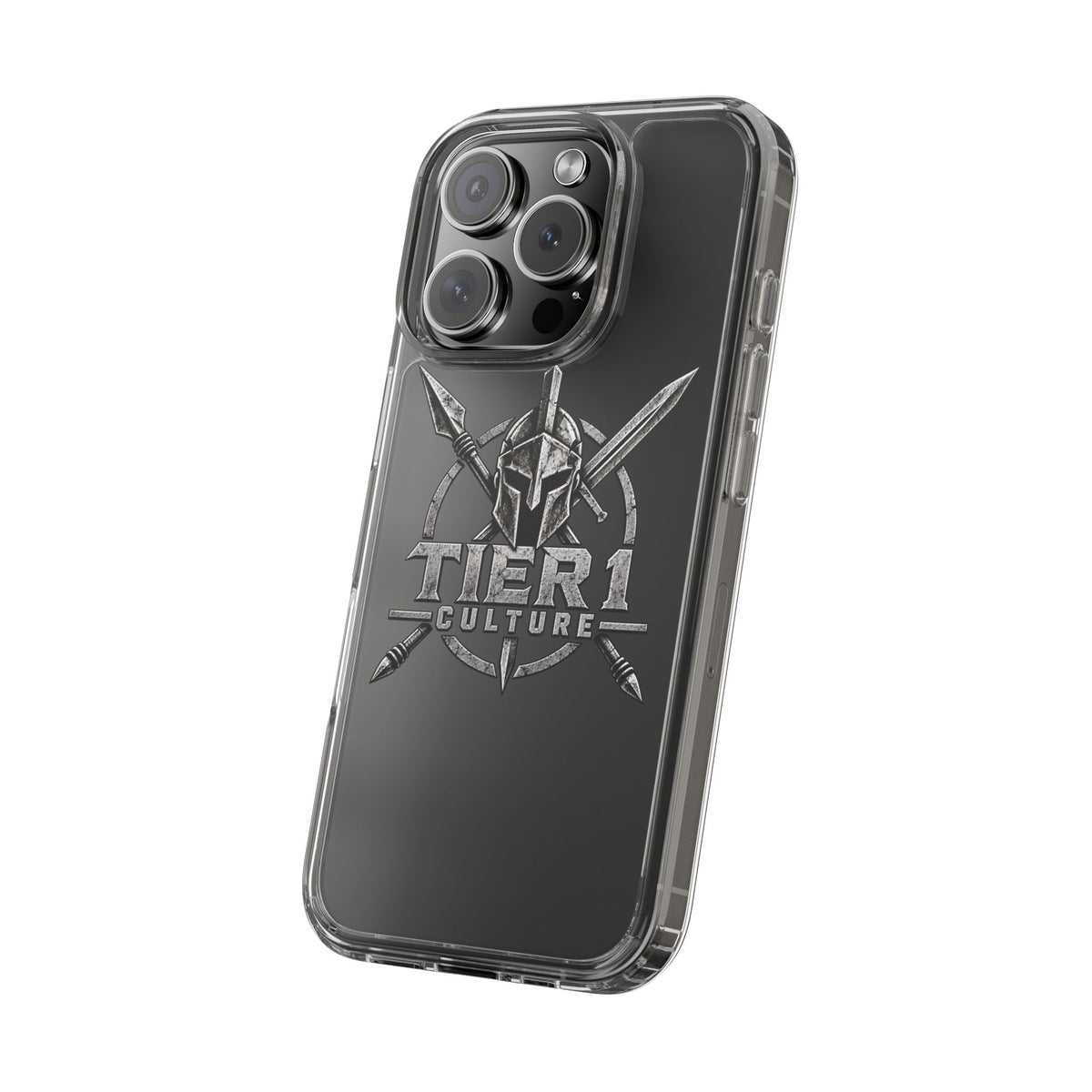 Tier 1 Culture Spartan Warrior Clear Phone Case