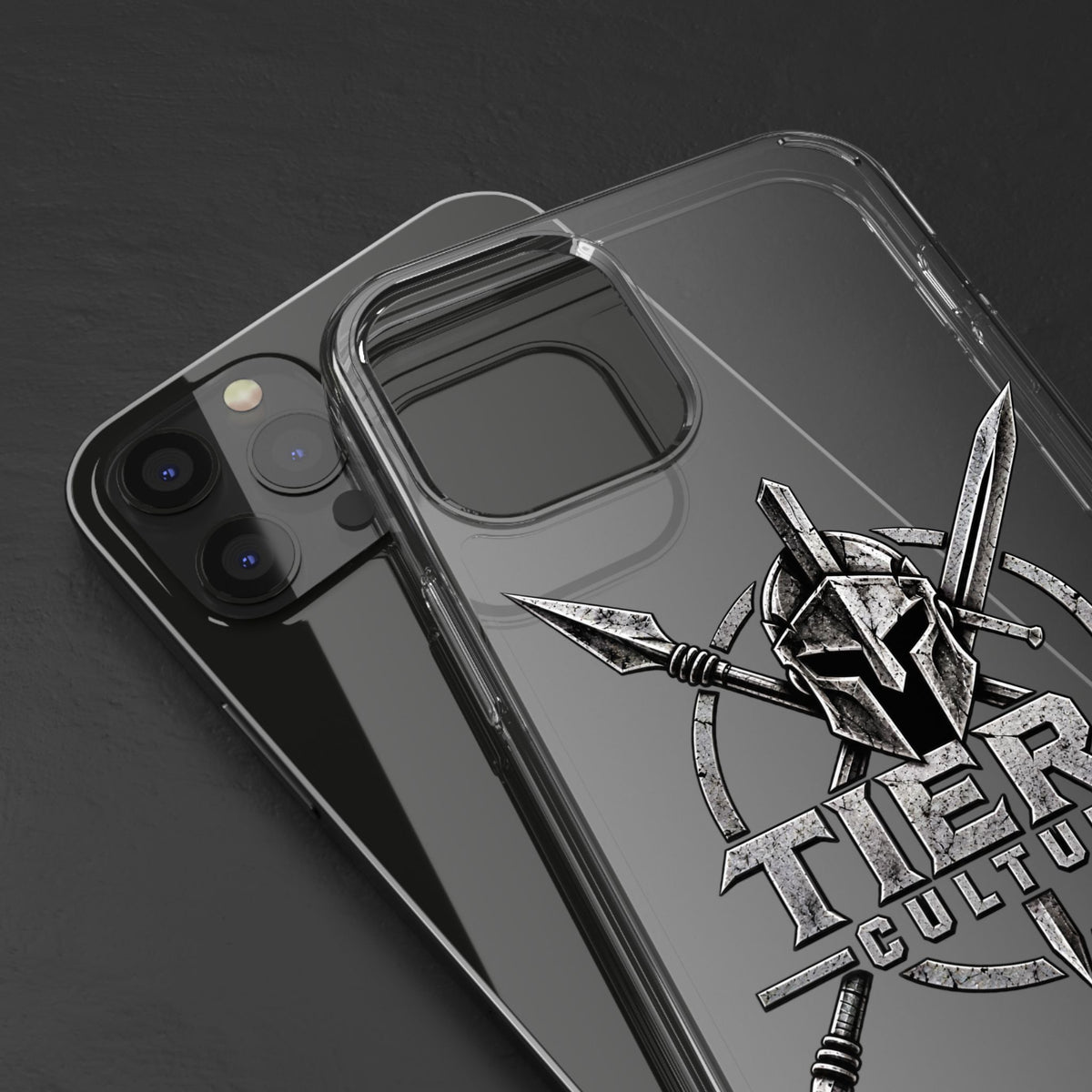 Tier 1 Culture Spartan Warrior Clear Phone Case