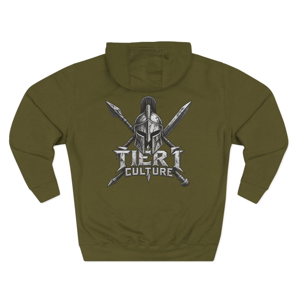 Tiki Culture Warrior Graphic Fleece Hoodie
