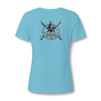 Women's V-Neck Tee – Tribal Culture Warrior Graphic