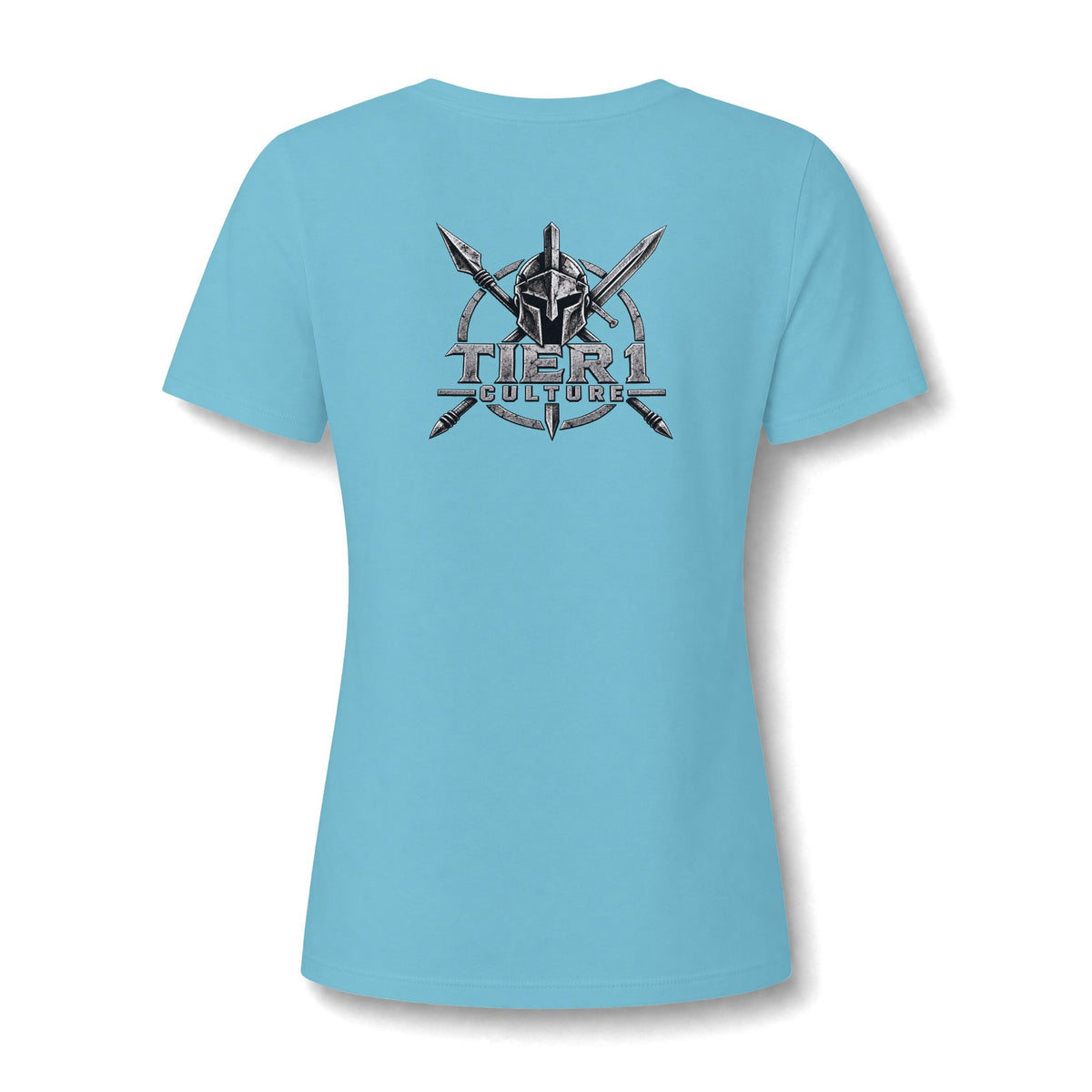 Women's V-Neck Tee – Tribal Culture Warrior Graphic