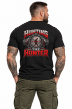 AI-generated model — correct rear view of Hunting the Hunter Graphic T-Shirt